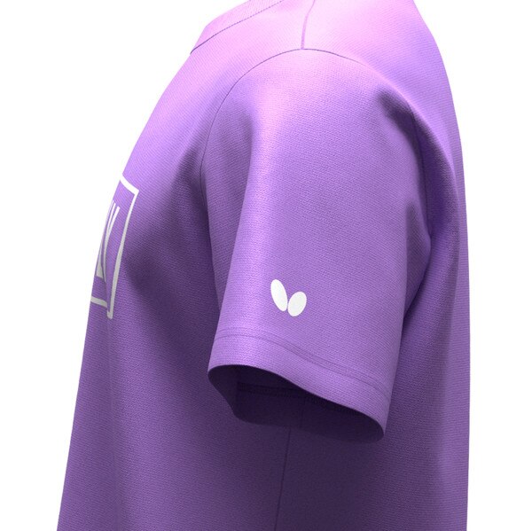 Butterfly Table Tennis BL T-Shirt III - Lilac - Left Side - Close-Up